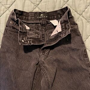 Curfew Black Straight-Leg Kids Jeans